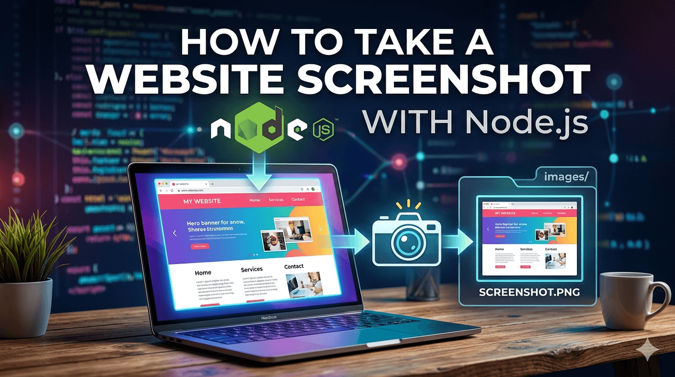 How to take a website screenshot with Node.js