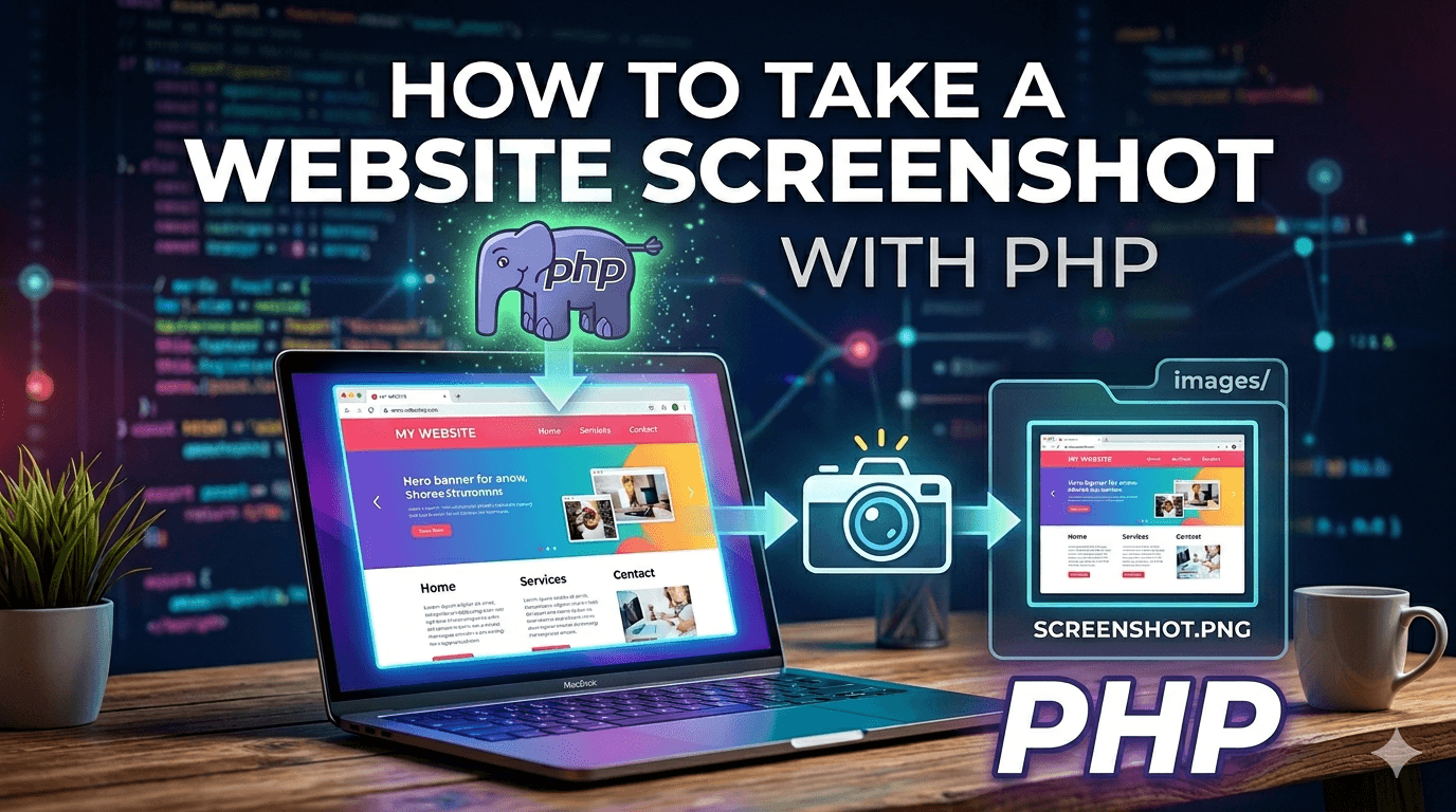 How to take a website screenshot with PHP