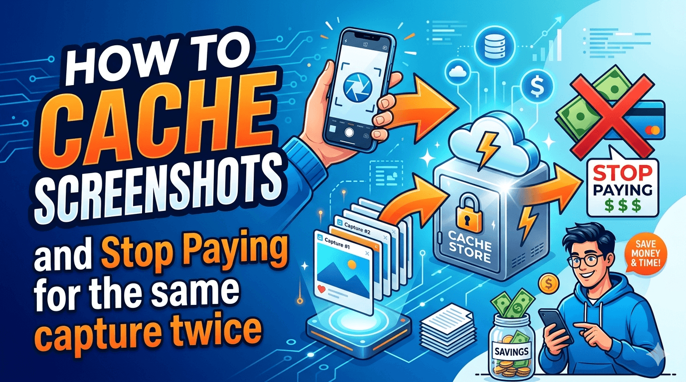 How to cache screenshots and stop paying for the same capture twice