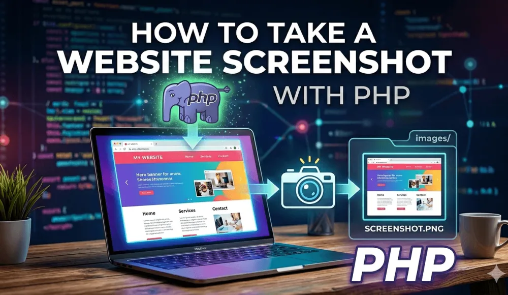How to take a website screenshot with PHP