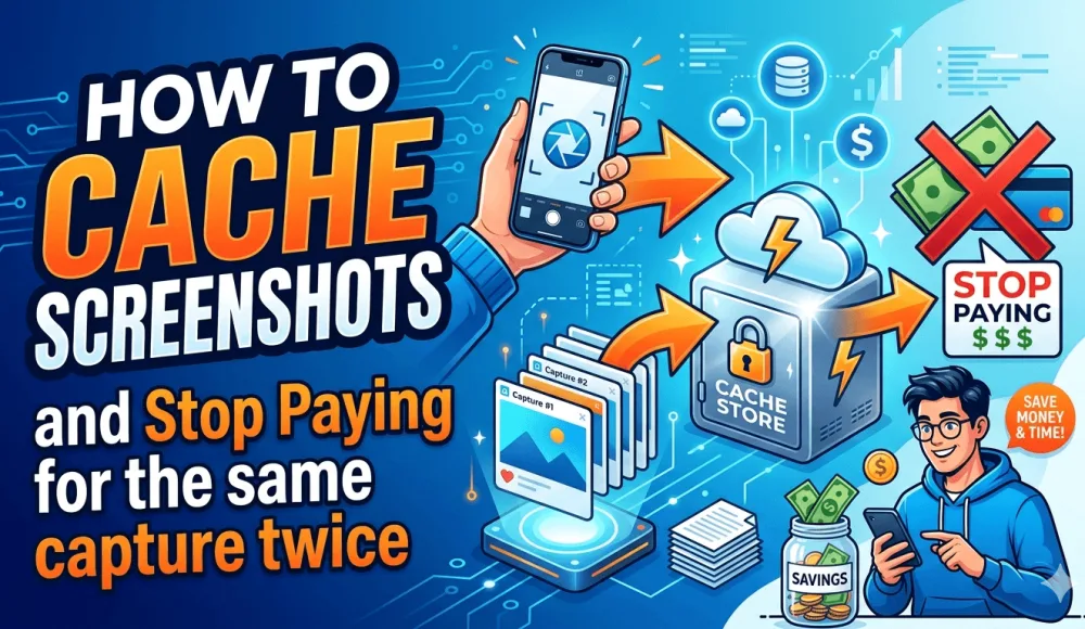 How to cache screenshots and stop paying for the same capture twice