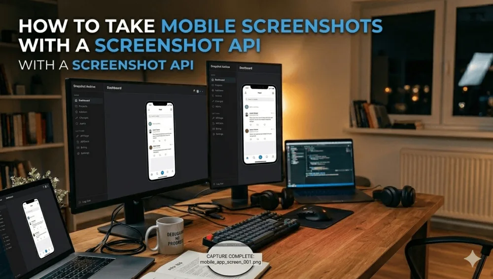 Screenshot any website as it appears on iPhone, iPad, or Android