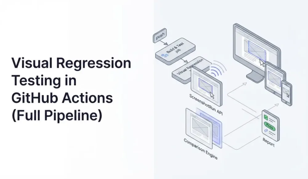 Visual Regression Testing in GitHub Actions (Full Pipeline)