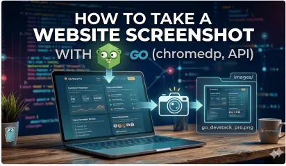 How to Take a Website Screenshot with Go (chromedp, API)