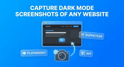 Capture Dark Mode Screenshots of Any Website (Playwright, Puppeteer, API)
