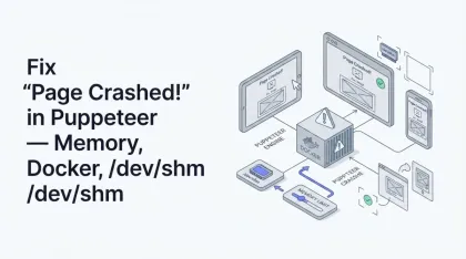 Fix "Page Crashed!" in Puppeteer — Memory, Docker, /dev/shm