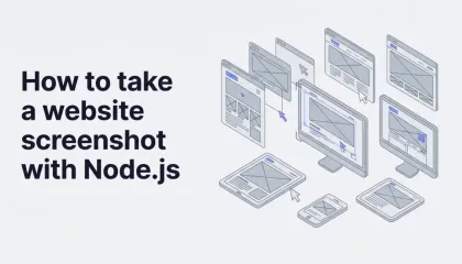 How to take a website screenshot with Node.js