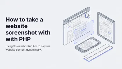 How to take a website screenshot with PHP